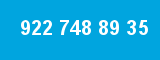 922 748 89 35 922 748 89 35